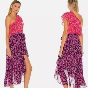 Misa Carina one shoulder dress